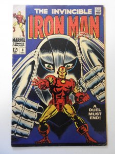 Iron Man #8 (1968) GD+ Condition moisture stain, centerfold detached