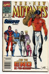 NEW MUTANTS #99--comic book--1991--Marvel--Newsstand