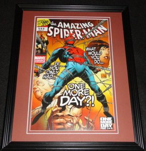 Amazing Spider-Man #544 Marvel Framed Cover Photo Poster 11x14 Official Repro