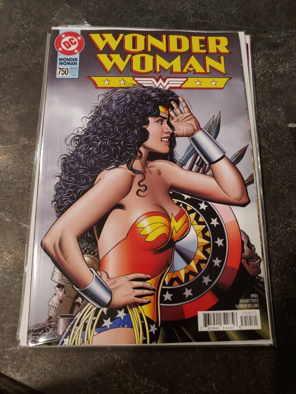 WONDER WOMAN 750 NM 80th 2020 anniversary 90s decades Brian Bolland Variant