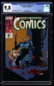 DArk Horse Comics (1992) #2 CGC NM/M 9.8 White Pages Mike Mignola Robocop!