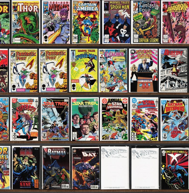 Huge Lot 120+ Comics with Thor, All Star Squadron, Superman & More!