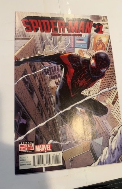 Spider-Man #1 (2016) adventure of Miles Morales