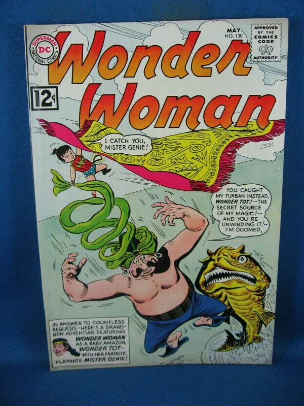 WONDER WOMAN 130 VF- WONDER TOT 1962