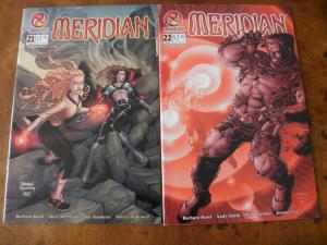 6 Crossgen MERIDIAN Comic Book: #7 #10 #12 #13 #21 #22