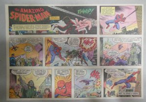 Spiderman Sunday #4 by Stan Lee & John Romita from 1/23/1977 Size 11 x 15 inches