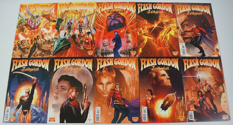 Flash Gordon: Zeitgeist #1-10 VF/NM complete series - alex ross/paul renaud set