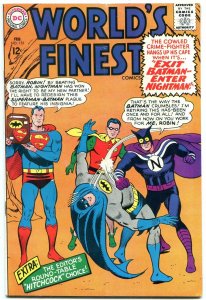 WORLDS FINEST #155 1965-HITCHCOCK-BATMAN-SUPERMAN VG/FN