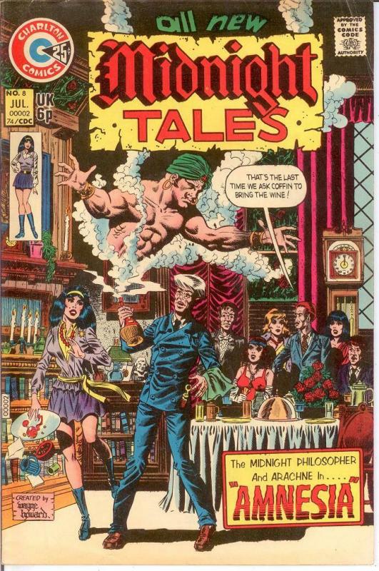 MIDNIGHT TALES 8 F-VF July 1974 COMICS BOOK