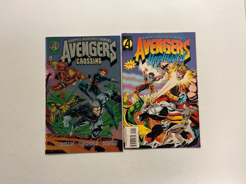 4 Marvel Comics Avengers Terminatrix #3 4 Unplugged #1 Crossing #1 62 JW14