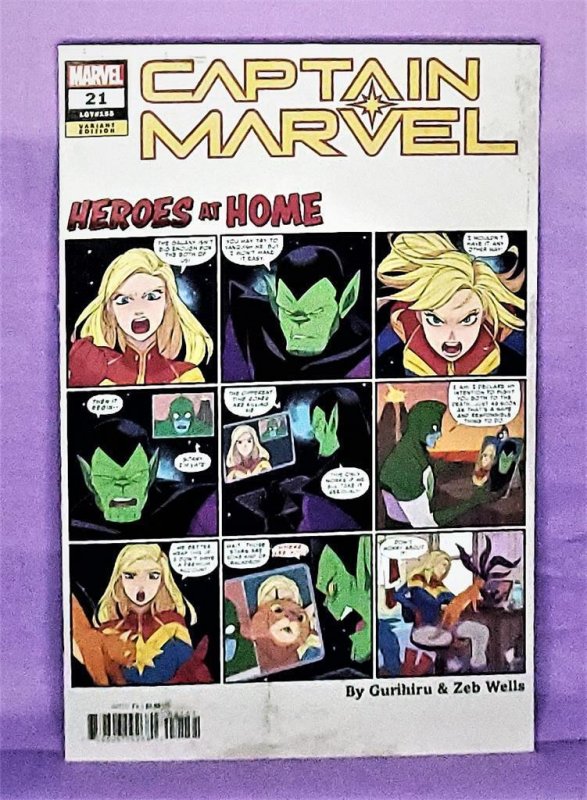 CAPTAIN MARVEL #21 Chris Bachalo Gurihiru Variant Covers Marvel Comics MCU