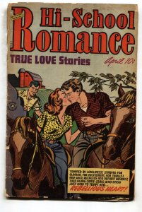 Hi-School Romance #20 1953-Harvey-spicy pre-code-SINFUL CINDERELLA-comic book