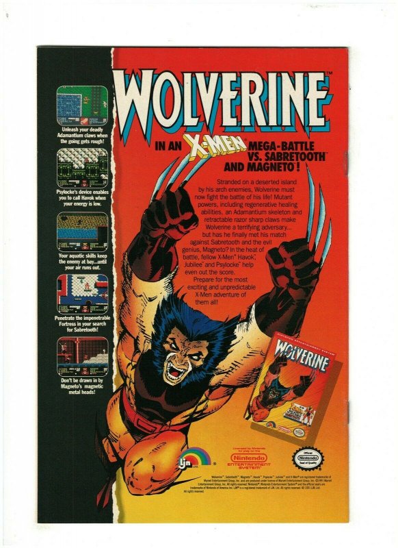 X-Men #2 NM- 9.2 Marvel Comics 1991 Jim Lee, Wolverine vs. Magneto 