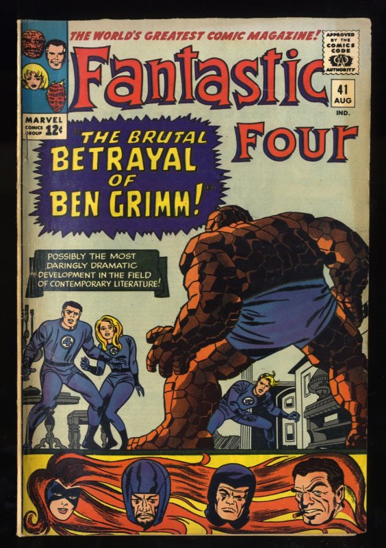 Fantastic Four #41 VG- 3.5