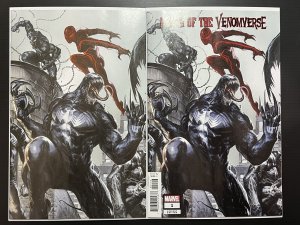 DEATH OF VENOMVERSE #1 1:10 DELL’OTTO CONNECTING + 1:50 VIRGIN SET PROSHIPPER