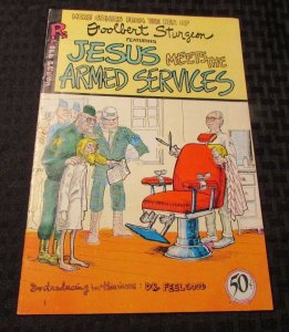 1970 JESUS MEETS THE ARMED SERVICES FVF 7.0 1st Printing (Yellow Chair)