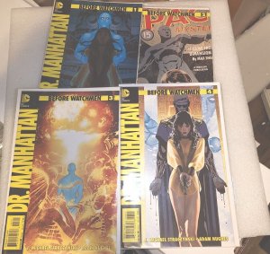 Before Watchmen Dr. Manhattan 2012 #1 2 3 4 VF Complete Set Adam Hughes art
