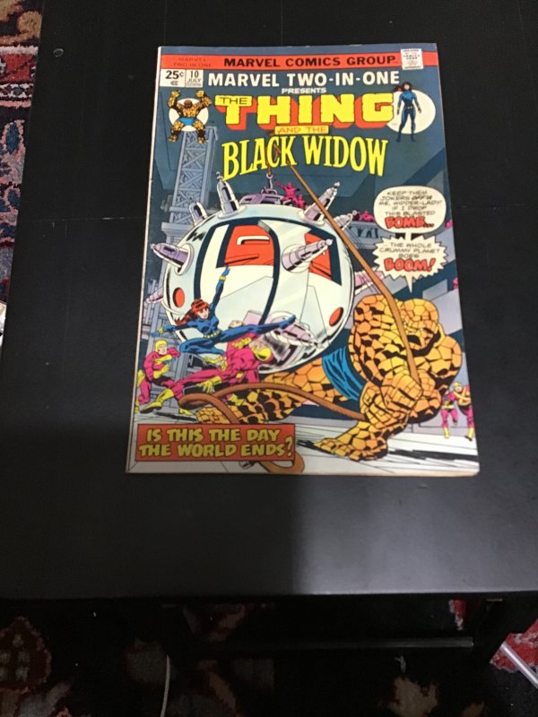 Marvel Two-in-One #10 (1975) Thing and Black Widow! High-grade! VF/NM Wow!