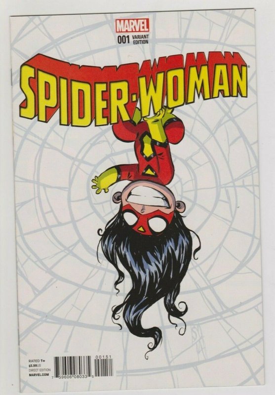 SPIDER-WOMAN #1 SCOTTIE YOUNG VARIANT 2015 MARVEL COMICS