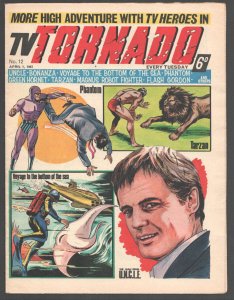 TV Tornado #12 1967-British-Man From UNCLE-Phantom-Magnus-Tarzan-Superman-Gre...