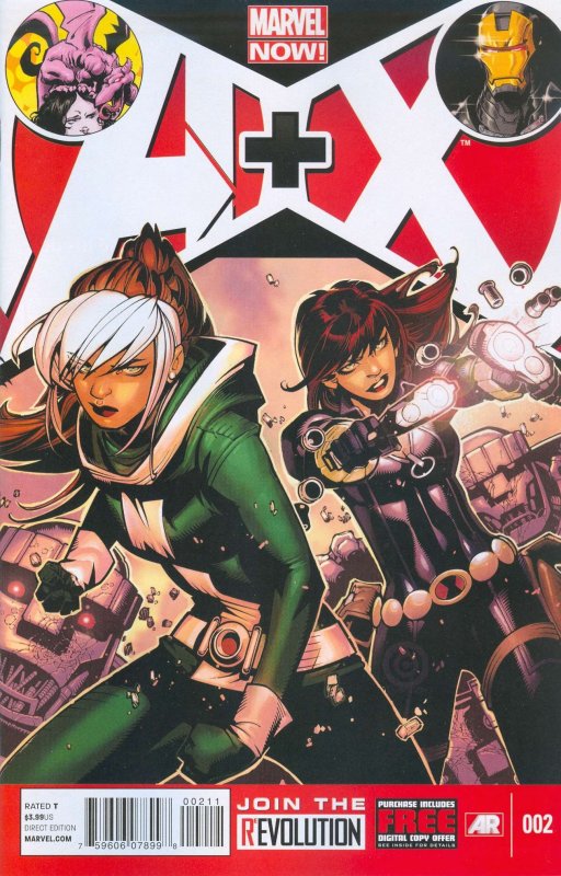 A+X (1st Series) #2 VF/NM ; Marvel | Black Widow Rogue