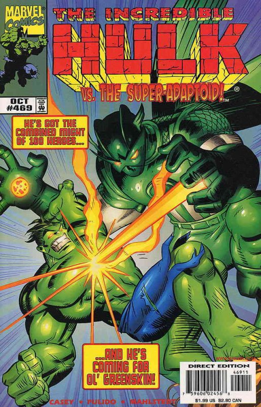 Incredible Hulk, The #469 FN ; Marvel | Joe Casey Super-Adaptoid