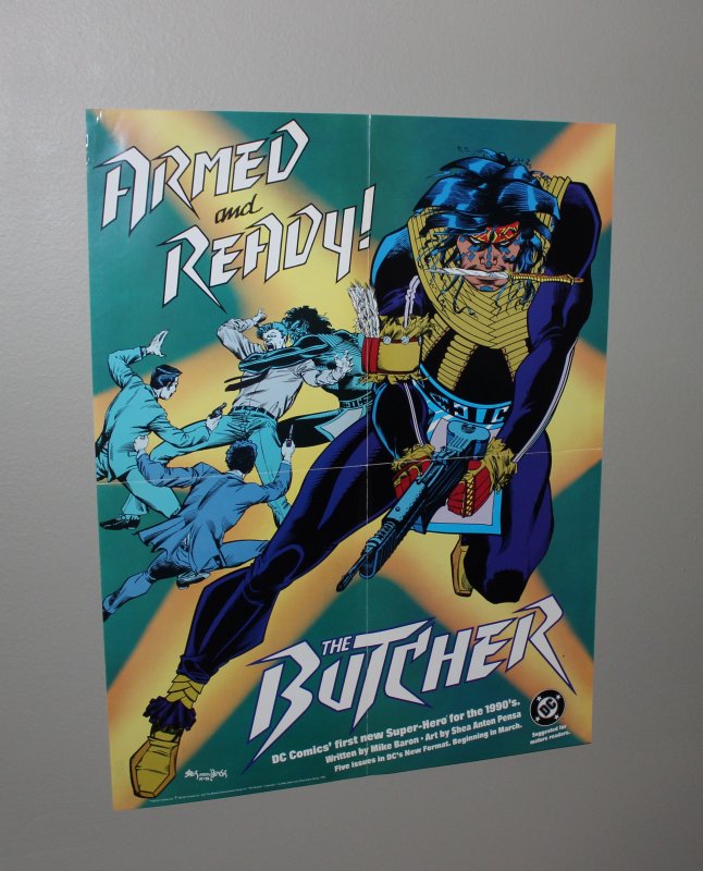 The Butcher Promo Poster / Mike Baron, Shea Anton / 1990