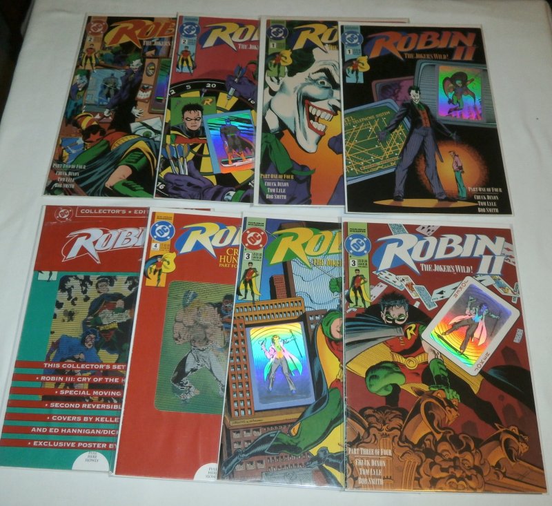 Robin II: The Joker's Wild! #1-3 variants, III: Cry of the Huntress #4,6