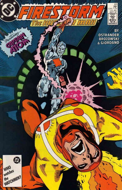 Fury of Firestorm, The #63 VF ; DC | John Ostrander Captain Atom