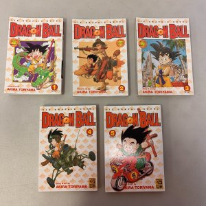 Dragon Ball  Vol. 1-5 Paperback Akira Toriyama 