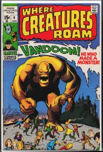 Where Creatures Roam #4 (1971) Vandoom's Creature