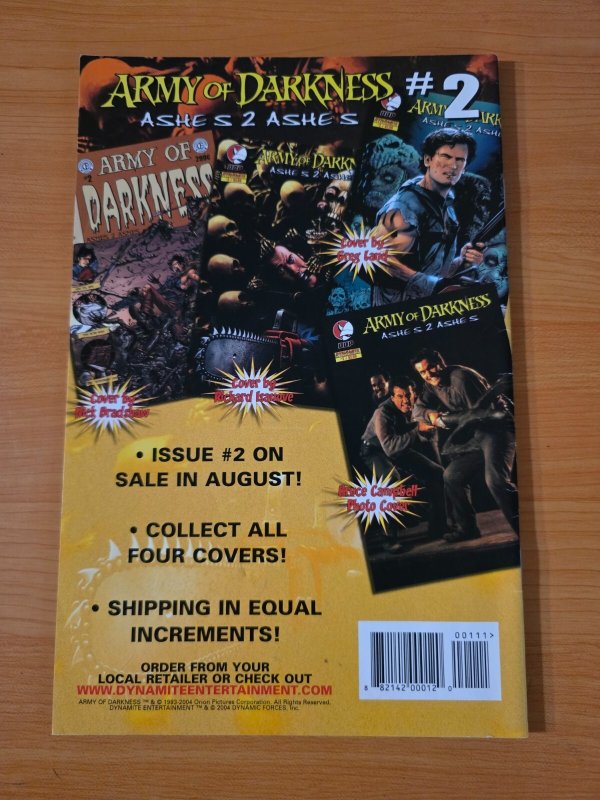Army of Darkness: Ashes 2 Ashes #1 ~ VF - NEAR MINT NM ~ 2004 Dynamite Comics