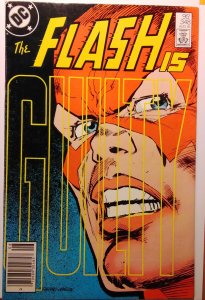 The Flash #348 CPV Newsstand Edition (1985) Janson cover