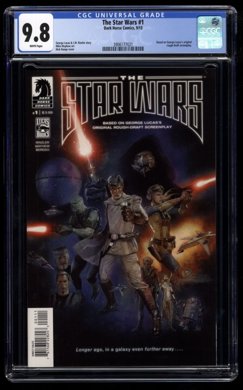 The Star Wars (2013) #1 CGC NM/M 9.8 Based on Lucas' Original Screenplay!