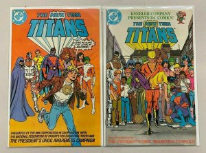 New Teen Titans #2 & #3 A Drug Awareness 8.0 VF (1983)