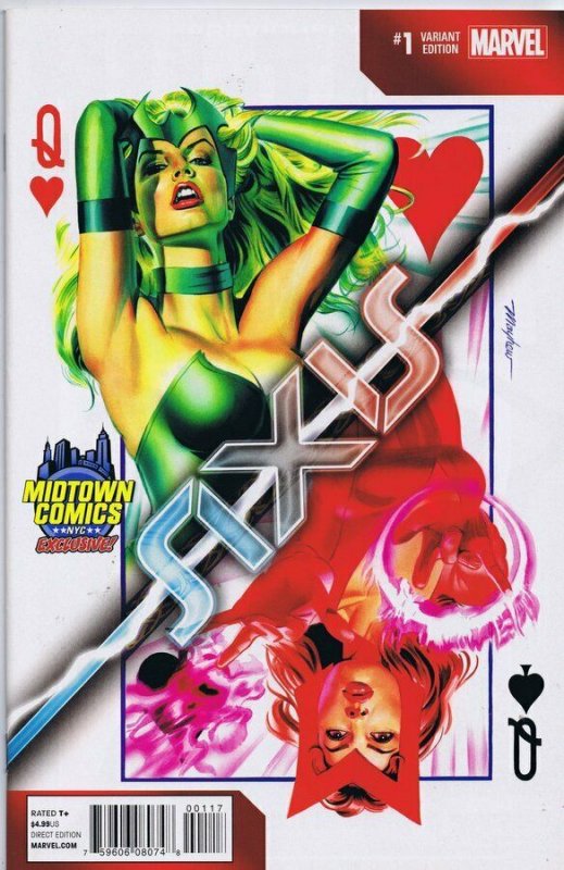 Avengers & X-Men AXIS #1 B Midtown Exclusive Mike Mayhew Good Girl Art GGA