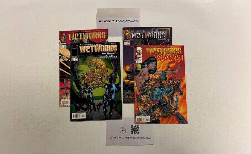 4 Wetworks Image Comics Books #25 30 31 Vampirella #1 58 JW10