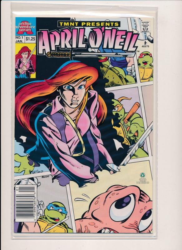 Archie Comics TMNT Presents APRIL O'Neil #1  ~ VF/NM (HX843) 1 Comic Bag/Boarded