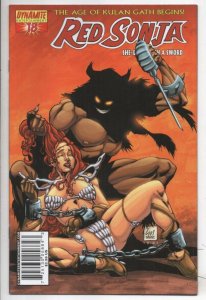 RED SONJA #18 D, NM-, Moder cv, Robert Howard, 2005 2006, Mel Rubi, She-Devil