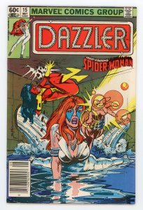 Dazzler #15 Spider Woman Newsstand VF