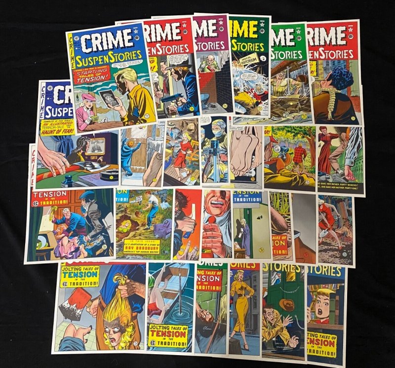 Crime Suspenstories 27 Cover Portfolio Russ Cochran EC comics 1984