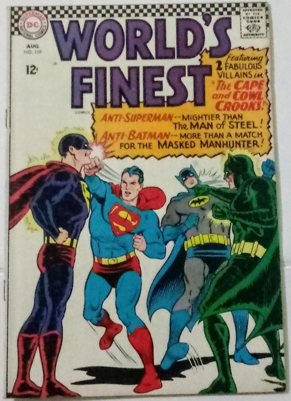 World's Finest Comics #159 Silver Age DC Classic !!!