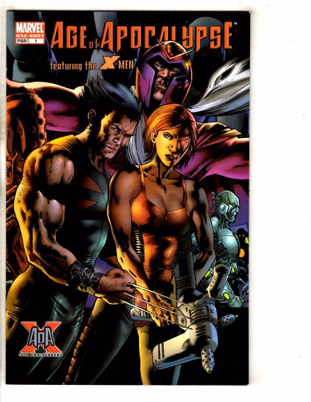 6 Marvel Comics Age Of Apocalypse 1 One Shot + # 2 3 4 5 + X-Men Universe 1 J258