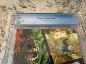 Ultimate Fantastic Four # 22 CGC Graded 9.8 Marvel Comic Book 1st Zombies JH22