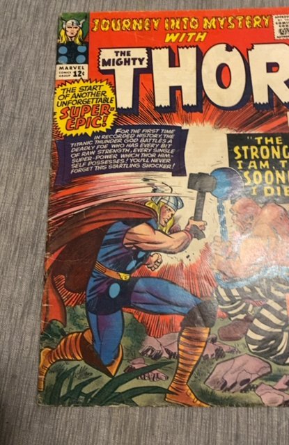 Journey into Mystery #114 (1965)vs the obsorning man