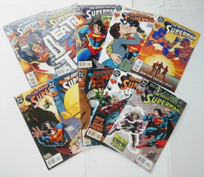 Adventures of Superman Comic Book Lot of 10  (cl#05)