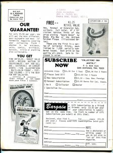 Collector's Den 3/1971-sale ads-comic books-Harrison original comic strip-VG