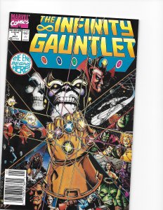 The Infinity Gauntlet #1 Newsstand Edition (1991) VF condition