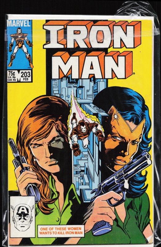 Iron Man #203 (1986) Iron Man