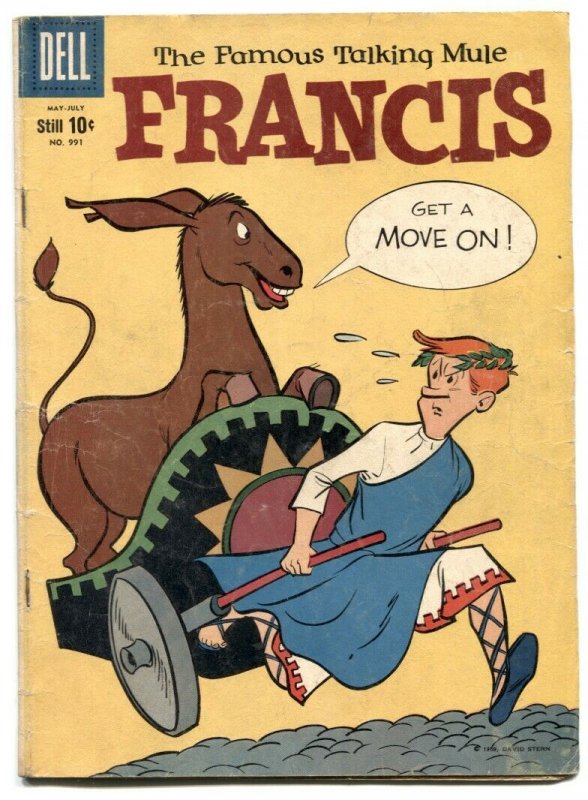 Francis the Talking Mule- Four Color Comics #991 1959 VG